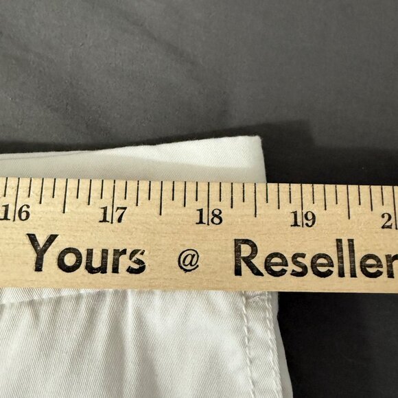 J.Crew Shorts Women's 14 High Rise Stretch Chino Shorts Pockets 7" Inseam White - Picture 11 of 13